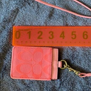 Coach Neck ID holder